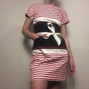 Tommy Hilfiger Red, White, and Blue striped dress